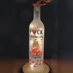 I Wish We Lived Closer - Bestie Personalized Custom Bottle Lamp - Gift For Best Friends, BFF, Sisters