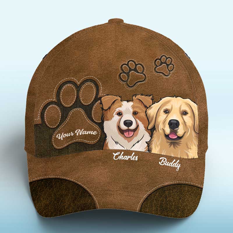 Mon chien est plus cool que le tien ! Casquette personnalisée pour chien, imprimé intégral, cadeau pour les propriétaires et les amoureux des animaux.