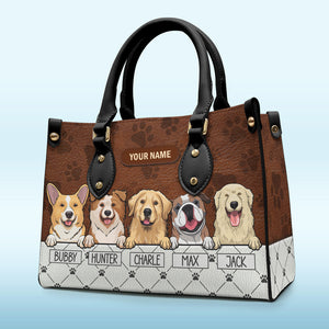 Mon animal est ma thérapie - Sac à main en cuir personnalisé pour chien et chat - Cadeau pour propriétaires et amoureux des animaux