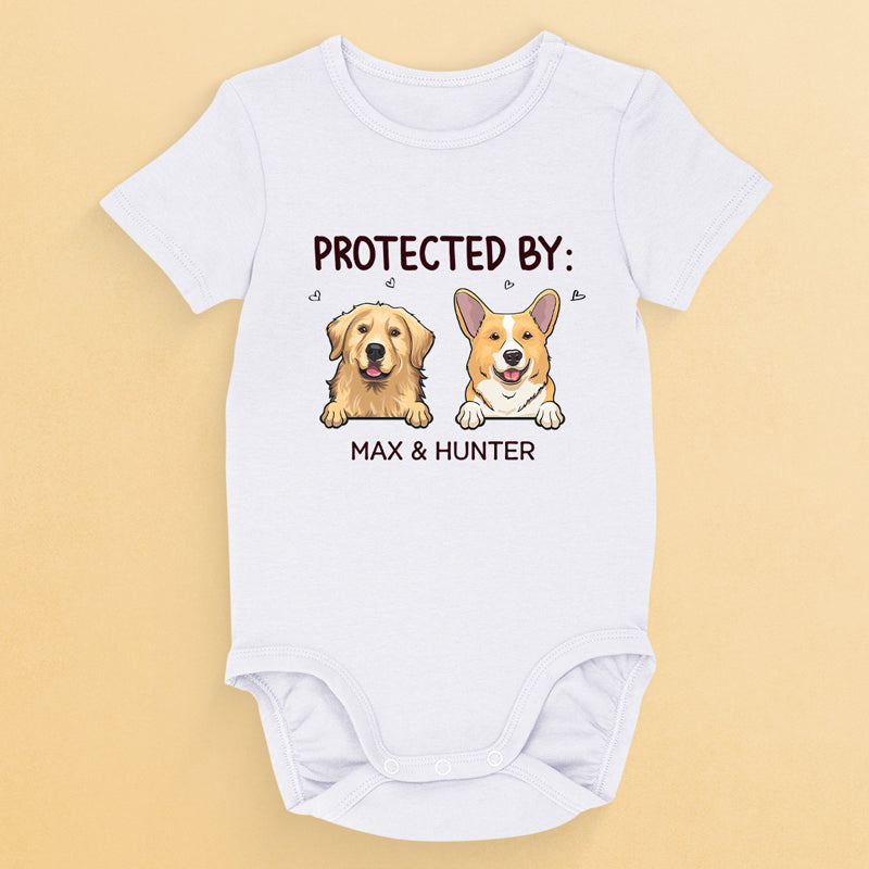 Body bébé personnalisé - Cadeaux de baby shower personnalisés, révélation du sexe du bébé pour les nouvelles mamans, les nouveaux papas, les nouveaux parents, les amoureux des chiens et des chats - Les amis de nos petits bébés