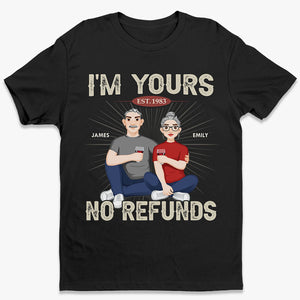 Je suis à toi, corps, esprit, cœur et âme - T-shirt unisexe personnalisé pour couple, sweat à capuche, sweat-shirt - Cadeau pour mari, femme, anniversaire