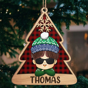 All I Want For Christmas Is You - Family Personalized Custom Ornament - Wood Custom Shaped - Christmas Gift For Family Members