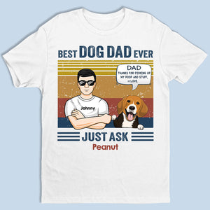 Nous t'aimons plus que tout - T-shirt unisexe personnalisé pour chien, sweat à capuche, sweat-shirt - Fête des pères, cadeau pour les propriétaires d'animaux, amoureux des animaux