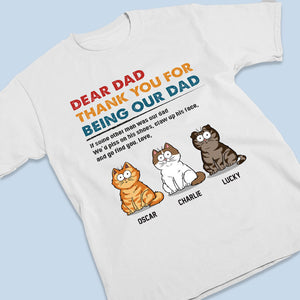 Nous lui grifferions le visage et irions te chercher - T-shirt unisexe personnalisé pour chat, sweat à capuche, sweat-shirt - Fête des pères, cadeau pour les propriétaires d'animaux, les amoureux des animaux