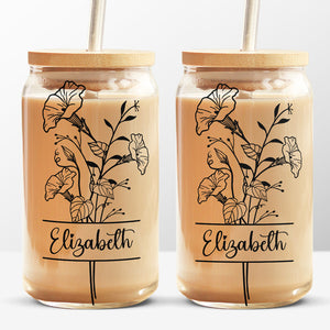 Soyez vous-même - Tasse en verre personnalisée, tasse à café glacé - Cadeau d'anniversaire, cadeau pour vous-même