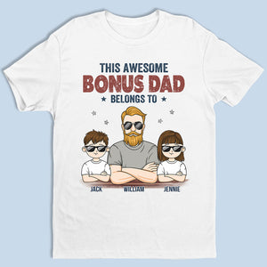 Our Awesome Dad - Family Personalized Custom Unisex T-shirt, Hoodie, Sweatshirt - Gift For Dad