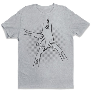 Je suis le meilleur papa de chien - T-shirt unisexe personnalisé, sweat à capuche, sweat-shirt - Fête des pères, cadeau pour les propriétaires d'animaux et les amoureux des animaux