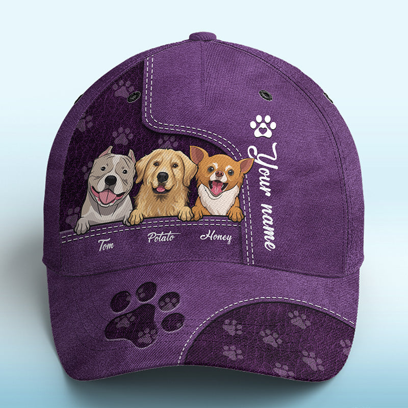 Nos petits anges pattes - Casquette personnalisée pour chien et chat, casquette classique à imprimé intégral - Cadeau pour propriétaires et amoureux des animaux