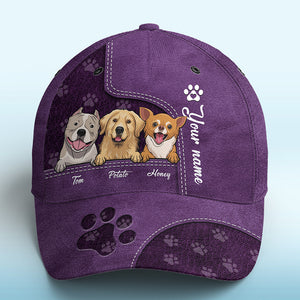 Nos petits anges pattes - Casquette personnalisée pour chien et chat, casquette classique à imprimé intégral - Cadeau pour propriétaires et amoureux des animaux