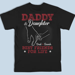 Meilleurs amis pour la vie - T-shirt unisexe personnalisé imprimé au dos, sweat à capuche, sweat-shirt - Cadeau de fête des pères, d'anniversaire pour papa