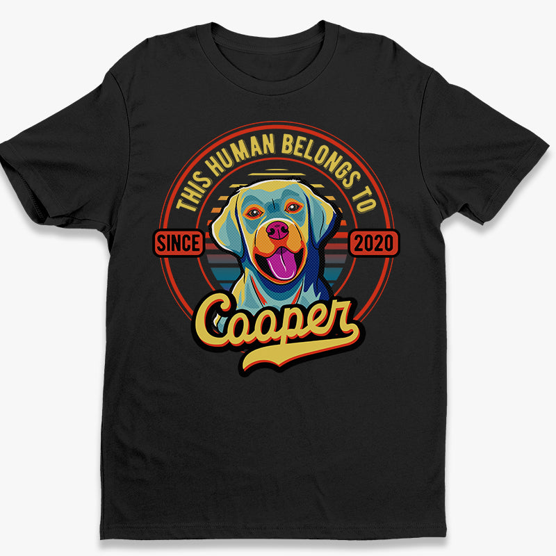 Proudly Owned By Dog Pop Art - Dog Personalized Custom Unisex T-shirt, Hoodie, Sweatshirt - Gift For Pet Owners, Pet Lovers
