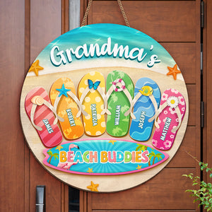 Il n'y a pas de meilleur endroit que la maison, sauf chez grand-mère - Panneau en bois personnalisé pour décoration d'intérieur - Vacances d'été, cadeau de pendaison de crémaillère pour grand-mère
