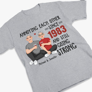 Je t'aimerai mille ans - T-shirt unisexe personnalisé, sweat à capuche, sweat-shirt - Cadeau pour mari et femme, anniversaire