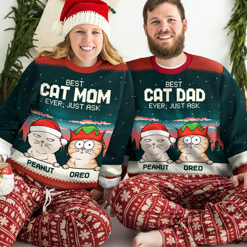 Keep Calm And Pet A Dog - Dog & Cat Personalized Custom Ugly Sweatshirt - Unisex Wool Jumper - Christmas Gift For Pet Owners, Pet Lovers