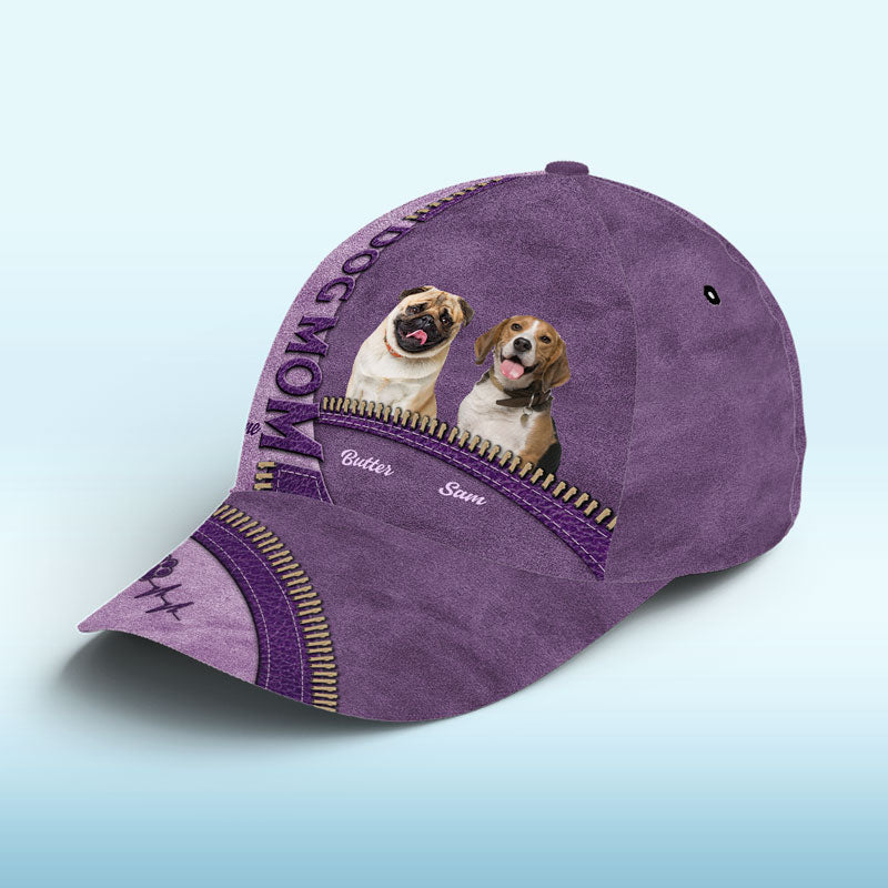 Casquette personnalisée avec photo « Mes enfants ont des pattes » - Casquette personnalisée pour chien et chat, imprimé intégral - Cadeau pour les propriétaires et les amoureux des animaux