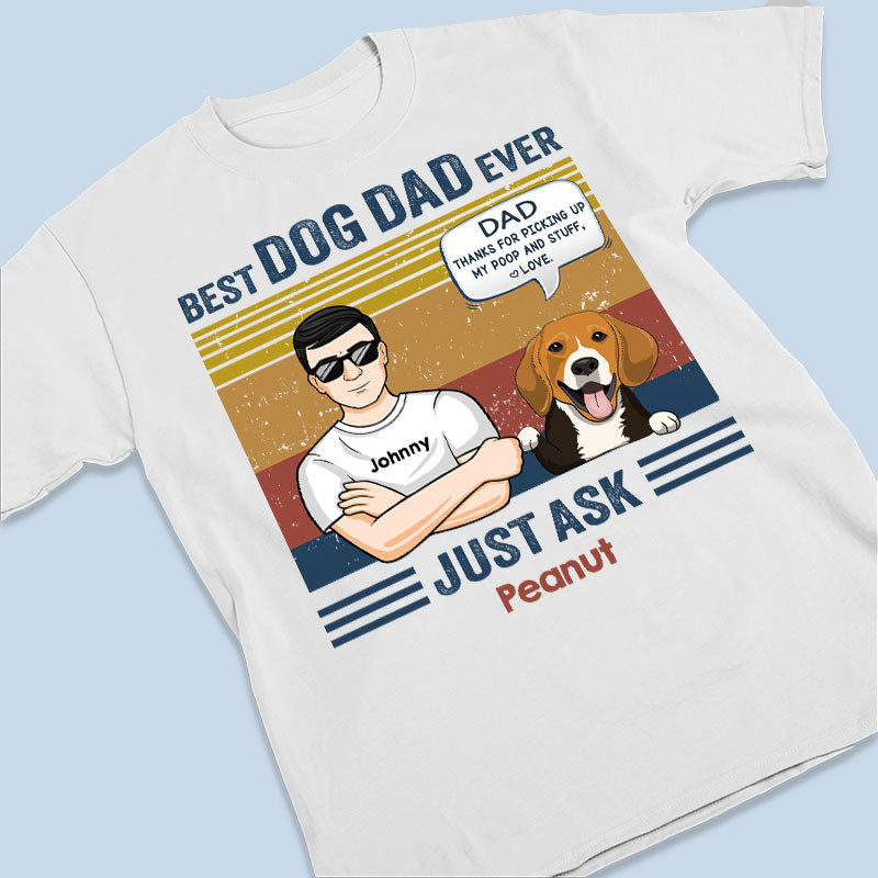 Nous t'aimons plus que tout - T-shirt unisexe personnalisé pour chien, sweat à capuche, sweat-shirt - Fête des pères, cadeau pour les propriétaires d'animaux, amoureux des animaux