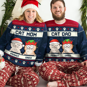 Aucune tenue n'est complète sans poils de chien - Sweat-shirt moche personnalisé pour chien et chat - Pull en laine unisexe - Cadeau de Noël pour propriétaires et amoureux des animaux