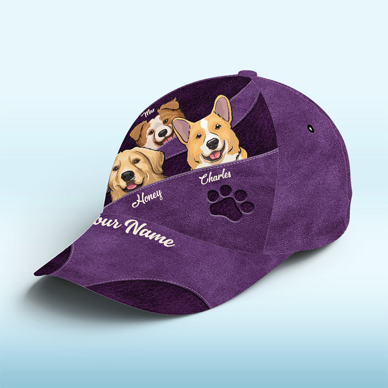 Les chiens les plus cool du monde - Casquette personnalisée pour chien, casquette classique à imprimé intégral - Cadeau pour propriétaires et amoureux des animaux