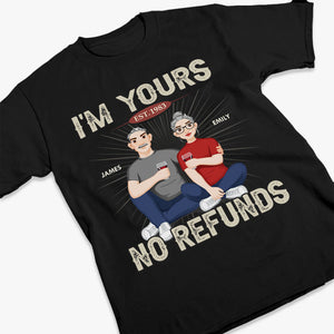 Je suis à toi, corps, esprit, cœur et âme - T-shirt unisexe personnalisé pour couple, sweat à capuche, sweat-shirt - Cadeau pour mari, femme, anniversaire