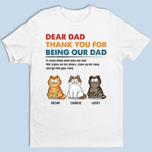 Nous lui grifferions le visage et irions te chercher - T-shirt unisexe personnalisé pour chat, sweat à capuche, sweat-shirt - Fête des pères, cadeau pour les propriétaires d'animaux, les amoureux des animaux