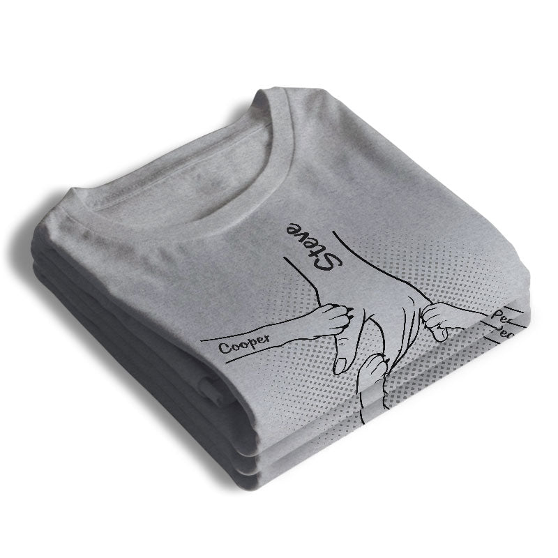 Je suis le meilleur papa de chien - T-shirt unisexe personnalisé, sweat à capuche, sweat-shirt - Fête des pères, cadeau pour les propriétaires d'animaux et les amoureux des animaux