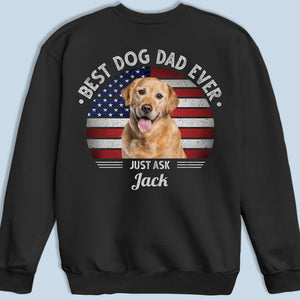 Custom Photo Best Dog Mom Ever - Dog Personalized Custom Unisex Back Printed T-shirt, Hoodie, Sweatshirt - Gift For Pet Owners, Pet Lovers