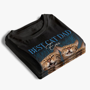 T-shirt, sweat à capuche et sweat-shirt unisexe personnalisé avec photo « Soyez authentique et sans peur » pour chien et chat – Cadeau pour propriétaires et amoureux des animaux