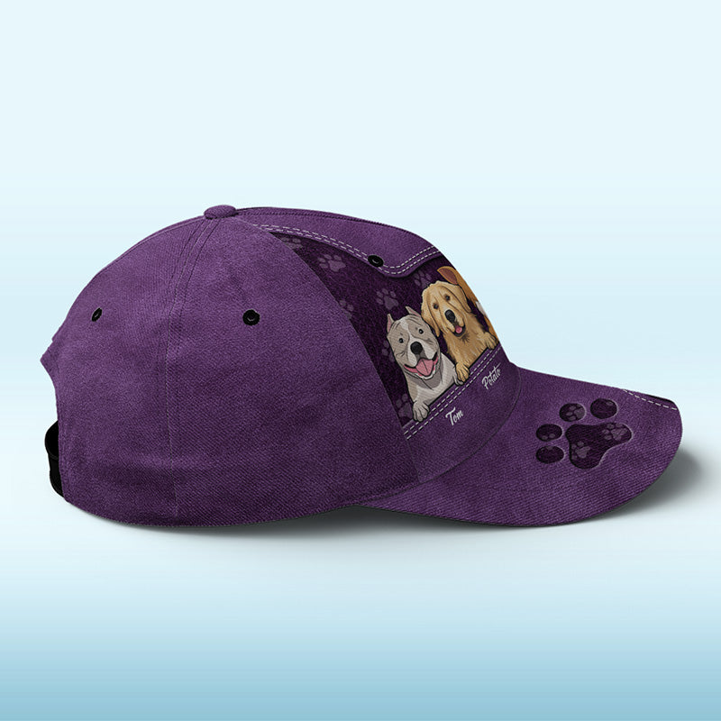 Nos petits anges pattes - Casquette personnalisée pour chien et chat, casquette classique à imprimé intégral - Cadeau pour propriétaires et amoureux des animaux