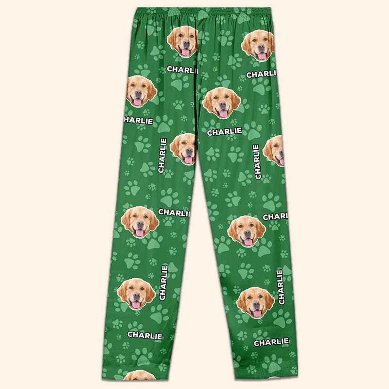 Pyjama personnalisé avec photo de moi et de mon meilleur ami - Pantalon de pyjama personnalisé avec photo de visage pour chien et chat - Nouveauté, cadeau de Noël pour les propriétaires d'animaux et les amoureux des animaux