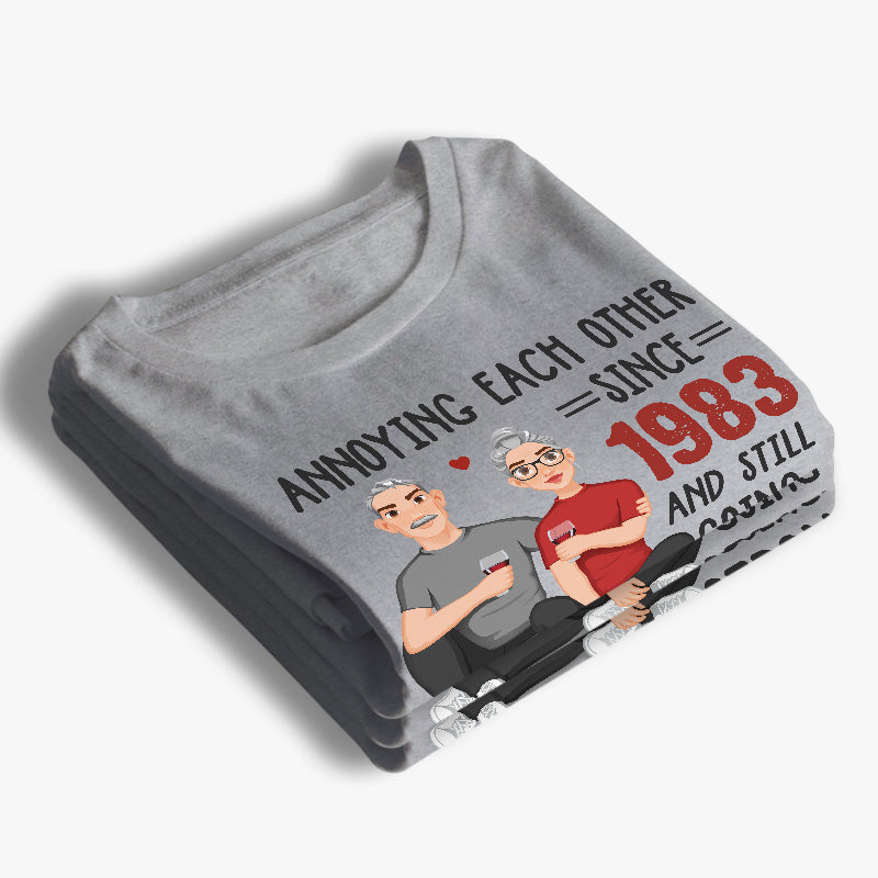 Je t'aimerai mille ans - T-shirt unisexe personnalisé, sweat à capuche, sweat-shirt - Cadeau pour mari et femme, anniversaire