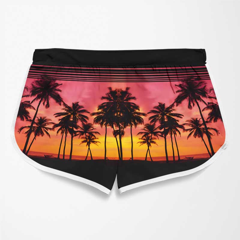 Si vous êtes perdu, retournez voir votre chéri(e) - Short de plage hawaïen personnalisé et amusant pour couple - Cadeau de vacances d'été, cadeau de fête d'anniversaire pour mari et femme