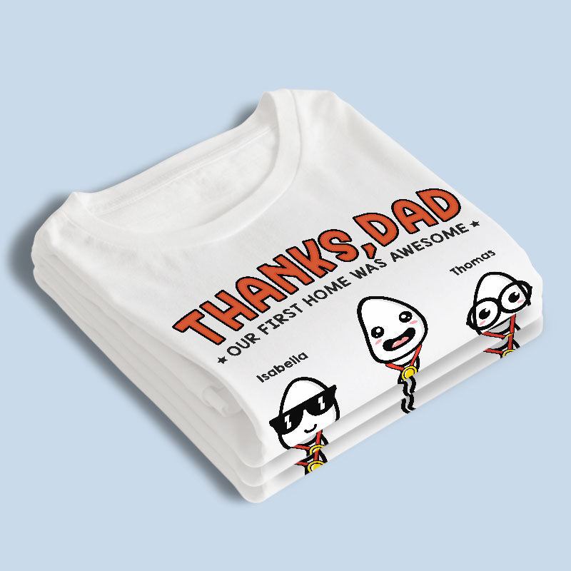 Nous sommes vos champions de natation - T-shirt unisexe personnalisé, sweat à capuche, sweat-shirt - Cadeau de fête des pères, d'anniversaire pour papa