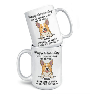 Nous t'admirerons toujours - Tasse personnalisée pour chien - Fête des pères, cadeau pour les propriétaires d'animaux de compagnie, amoureux des animaux
