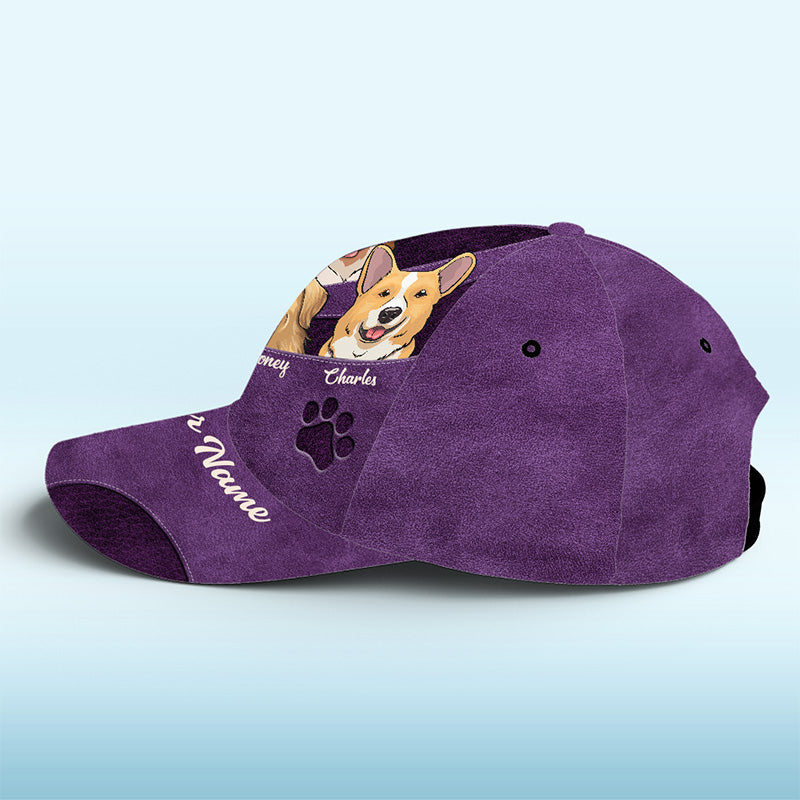 Les chiens les plus cool du monde - Casquette personnalisée pour chien, casquette classique à imprimé intégral - Cadeau pour propriétaires et amoureux des animaux