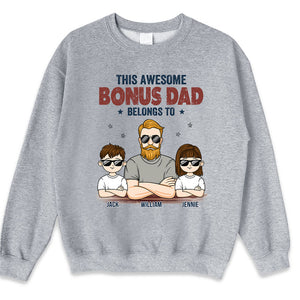 Our Awesome Dad - Family Personalized Custom Unisex T-shirt, Hoodie, Sweatshirt - Gift For Dad