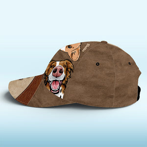 My Cuties Paw - Casquette personnalisée pour chien, imprimé intégral, classique - Cadeau pour propriétaires et amoureux des animaux