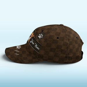 Love Comes In Fur And Paws Blue - Dog & Cat Personalized Custom Hat, All Over Print Classic Cap - New Arrival, Gift For Pet Owners, Pet Lovers