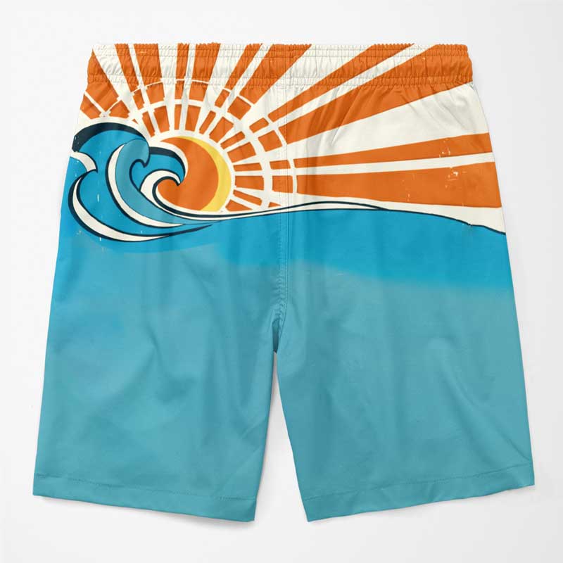 Si je suis perdu, retourne voir mon chéri - Short de plage hawaïen personnalisé et amusant pour couple - Cadeau de vacances d'été, cadeau de fête d'anniversaire pour mari et femme