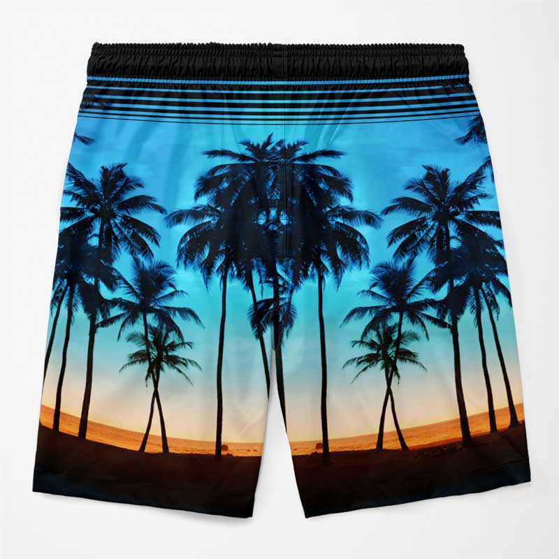 Mr Right &amp; Mrs Always Right - Short de plage hawaïen personnalisé et amusant pour couple - Cadeau de vacances d'été, cadeau de fête d'anniversaire pour mari et femme