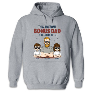 Our Awesome Dad - Family Personalized Custom Unisex T-shirt, Hoodie, Sweatshirt - Gift For Dad