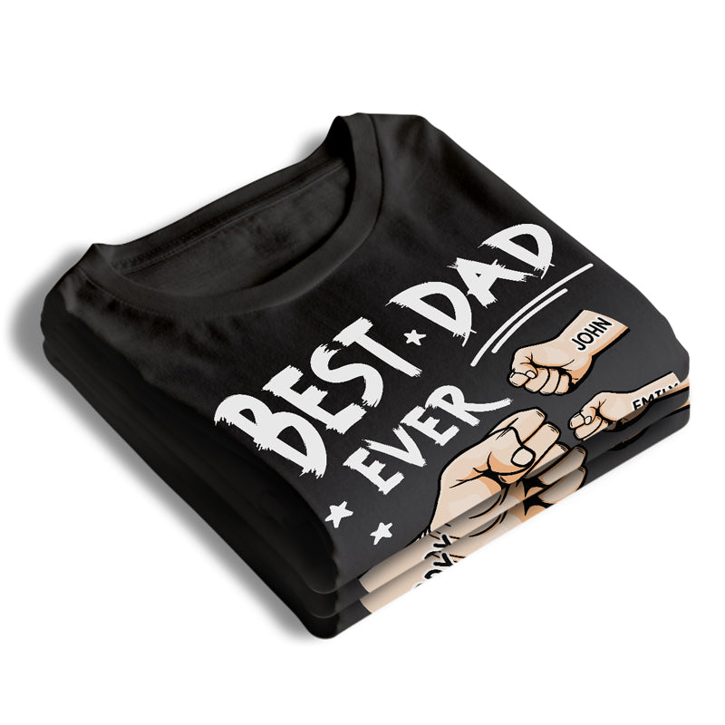 Le meilleur papa de tous les temps - T-shirt unisexe personnalisé, sweat à capuche, sweat-shirt - Cadeau de fête des pères, d'anniversaire pour papa, grand-père