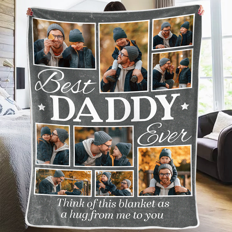 Photo personnalisée Tu es mon plus beau cadeau - Couverture personnalisée pour la famille - Cadeau pour papa, maman