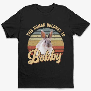 Photo personnalisée : La vie est meilleure avec un lapin ! T-shirt, sweat à capuche et sweat-shirt unisexe personnalisé avec photo de lapin ! Cadeau pour les propriétaires et les amoureux des animaux.