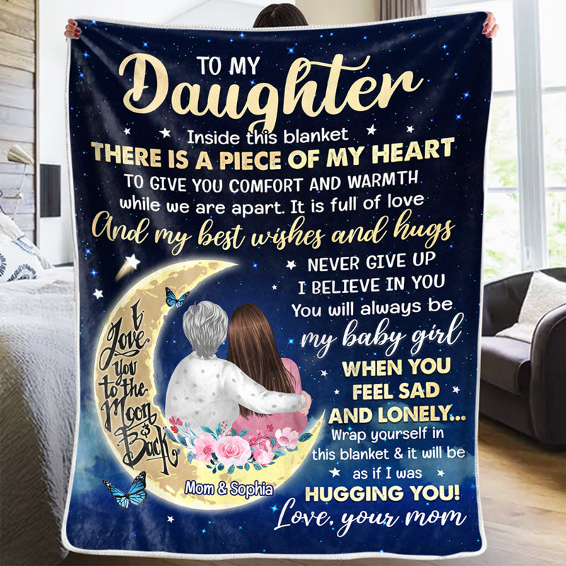 Ma fille, je suis si fière de toi - Couverture familiale personnalisée - Cadeau d'anniversaire de maman