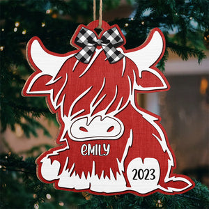 Soyez un buffle béni - Décoration familiale personnalisée - En forme de buffle en bois - Cadeau de Noël pour les membres de la famille