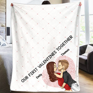 Faisons en sorte que cela dure pour toujours - Couverture personnalisée pour couple - Cadeau de Saint-Valentin pour mari et femme, anniversaire, première Saint-Valentin ensemble
