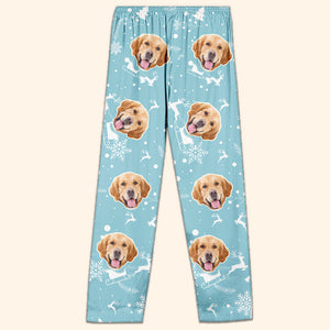 Pyjama personnalisé avec photo pour chien et chat - Cadeau de Noël pour les propriétaires et les amoureux des animaux