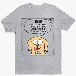 Nous continuerons à vous regarder - T-shirt unisexe personnalisé pour chien, sweat à capuche, sweat-shirt - Fête des mères, fête des pères, cadeau pour les propriétaires d'animaux, amoureux des animaux