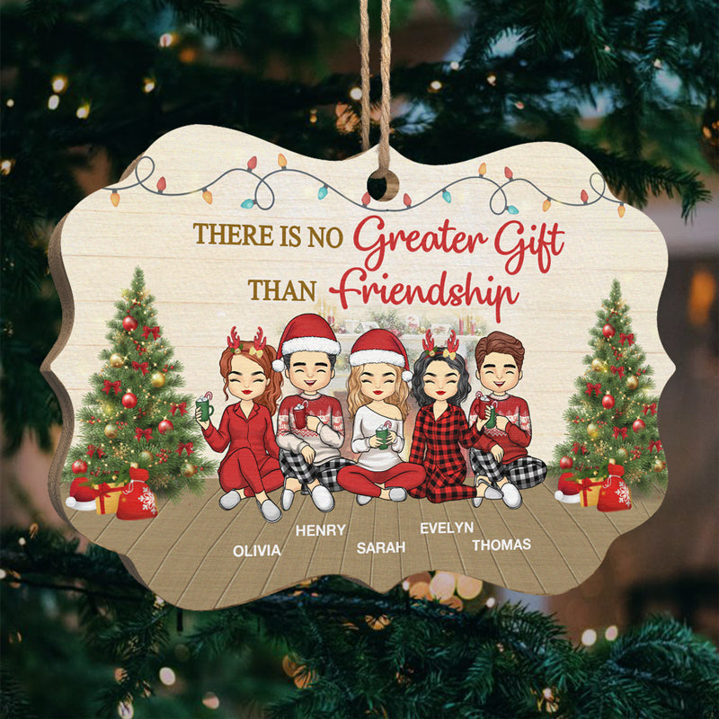 L'amitié est la meilleure - Décoration personnalisée pour meilleure amie - Bois en forme de Benelux - Cadeau de Noël pour meilleures amies, meilleures amies et sœurs