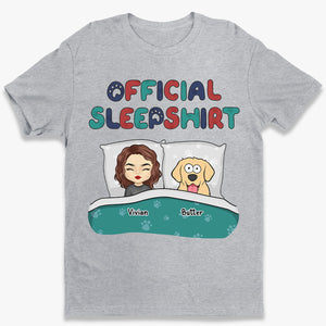 This Is Our Official Sleepshirt - Dog & Cat Personalized Custom Unisex T-shirt, Hoodie, Sweatshirt - Gift For Pet Owners, Pet Lovers